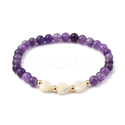 Stretch Beaded Bracelets BJEW-JB05403-04-1
