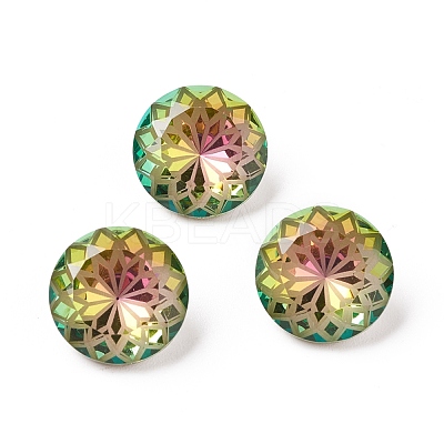 K9 Glass Rhinestone Pointed Back Cabochons RGLA-P030-06A-001VR-1