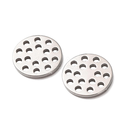 Hollow 304 Stainless Steel Charms STAS-G385-05P-03-1