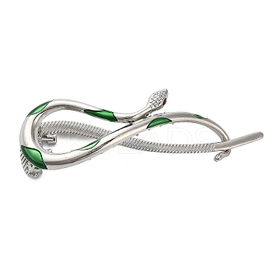 Aolly and Enamel Claw Hair Clips AJEW-M007-01P-1