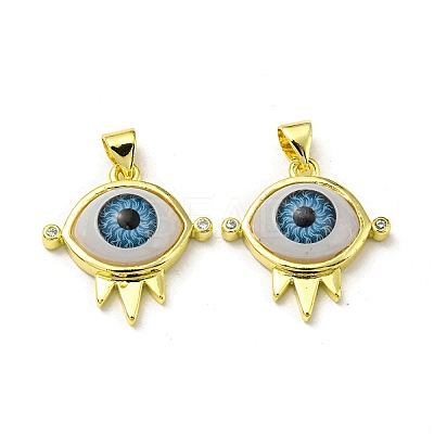 Real 18K Gold Plated Brass Pendants KK-L209-002G-01-1
