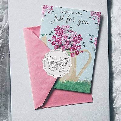Plastic Silver Foil Embossed Picture Sticker DIY-WH0336-013-1