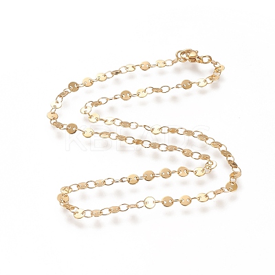 304 Stainless Steel Link Chains Necklaces NJEW-I238-14C-G-1