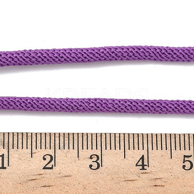 3MM Nylon Milan Cord Necklace Making NJEW-H084-01G-39-1