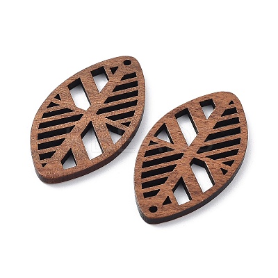 Walnut Wood Laser Cut Pendants WOOD-Q051-01A-1