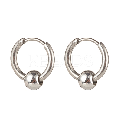304 Stainless Steel Huggie Hoop Earrings EJEW-JE04555-01-1