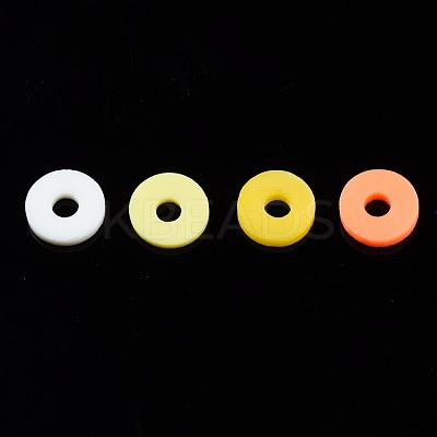 Handmade Polymer Clay Beads Strands CLAY-R089-6mm-T02B-09-1