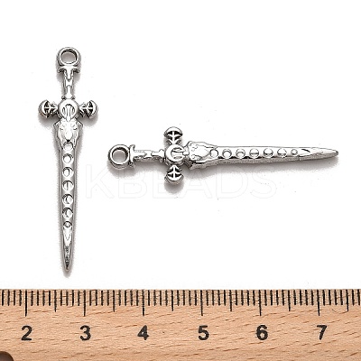 Non-Tarnish 304 Stainless Steel Pendants STAS-B054-06P-1