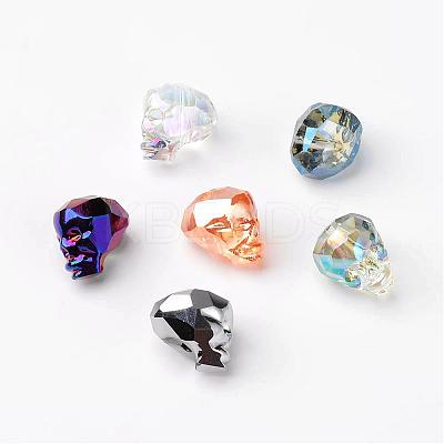 Electroplate Glass Beads EGLA-M025-M-1