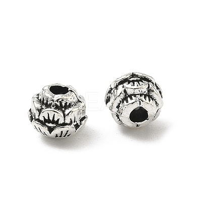 Tibetan Style Alloy Flower Spacer Beads X-TIBEB-O004-74-1