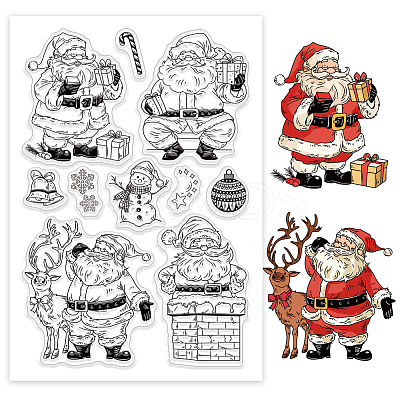Custom Summer Theme PVC Plastic Clear Stamps DIY-WH0631-0412-1
