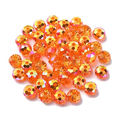 AB Color Plated Glass Beads EGLA-P059-03A-AB02-1
