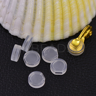 Comfort Plastic Pads for Clip on Earrings LS-X-KY-P007-A01-1