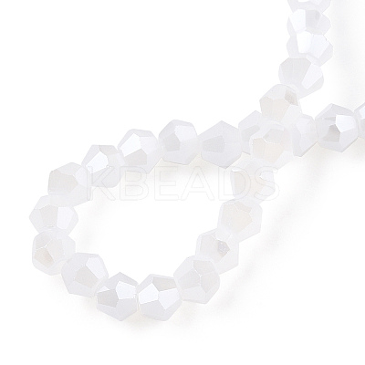 Imitation Jade Electroplate Glass Beads Strands EGLA-A039-J2mm-A06-1