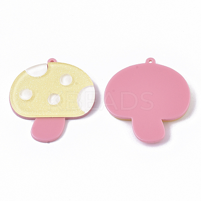 Cellulose Acetate(Resin) Pendants X-KY-S161-021E-1
