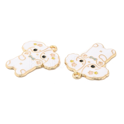Alloy Enamel Pendants FIND-C037-19G-1