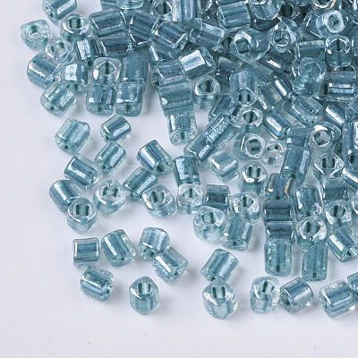 8/0 Two Cut Glass Seed Beads SEED-S033-10A-04-1