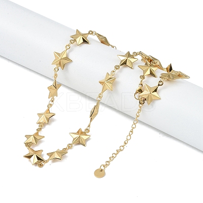 304 Stainless Steel Link Chain Necklaces NJEW-U004-01G-1