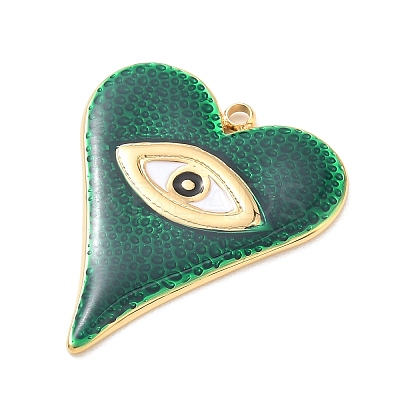 304 Stainless Steel Enamel Pendants STAS-F360-16G-01-1