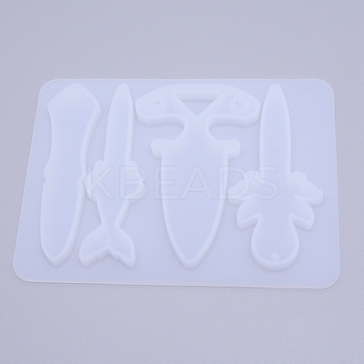 Self Defence Keychain Silicone Molds DIY-TAC0007-97A-1