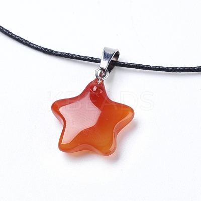 Pendant Necklaces X-NJEW-JN02195-M-1