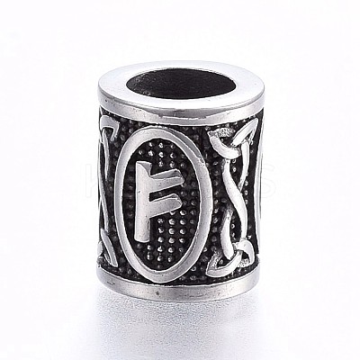304 Stainless Steel Beads STAS-H460-01AS-6-1