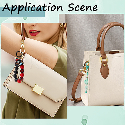 Spray Painted Eco-Friendly Alloy Swivel Snap Hooks Clasps FIND-SP0002-67-1