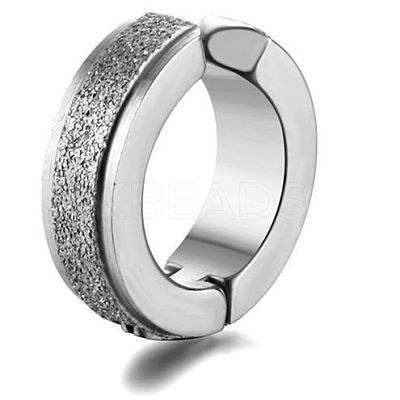 201 Stainless Steel Clip-on Earrings for Men's FS-WG79C69-06-1