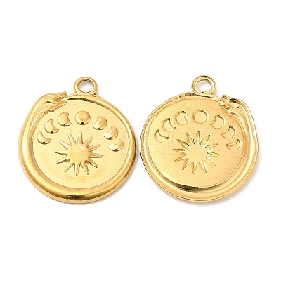 304 Stainless Steel Pendants STAS-Z041-39G-1