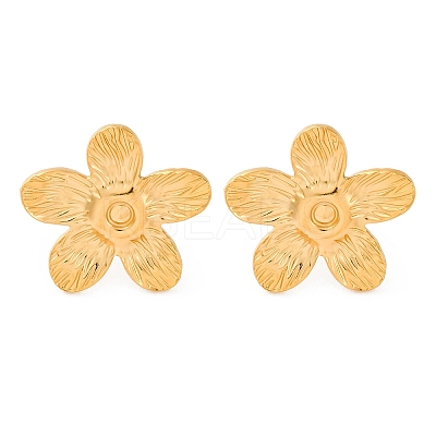 304 Stainless Steel Stud Earrings EJEW-F357-01G-02-1