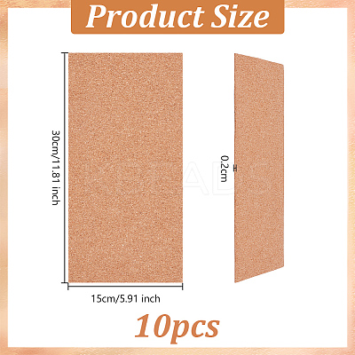 Rectangle Cork Insulation DIY-WH0504-750B-01-1