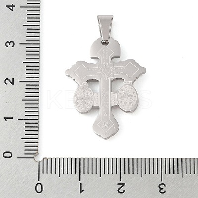 Non-Tarnish 304 Stainless Steel Pendants STAS-C103-02P-01-1