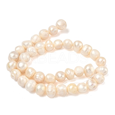Natural Cultured Freshwater Pearl Beads Strands PEAR-L034-12F-1