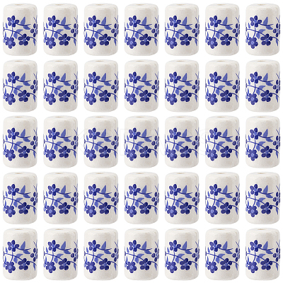 50Pcs Handmade Porcelain Beads PORC-PA0001-56A-1