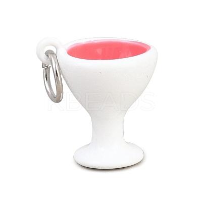 304 Stainless Steel Enamel Pendants STAS-L312-04P-05-1