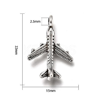 Tibetan Style Alloy Pendants TIBEB-A101638-AS-FF-1