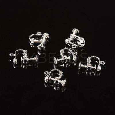 Brass Screw Clip Earring Converter EC143-S-1
