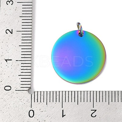 Ion Plating(IP) 304 Stainless Steel Pendants STAS-I311-32G-RC-1