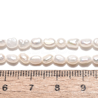 Natural Cultured Freshwater Pearl Beads Strands PEAR-N028-01-1