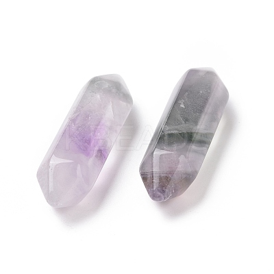 Natural Fluorite Double Terminal Pointed Pendants G-C007-02B-09-1
