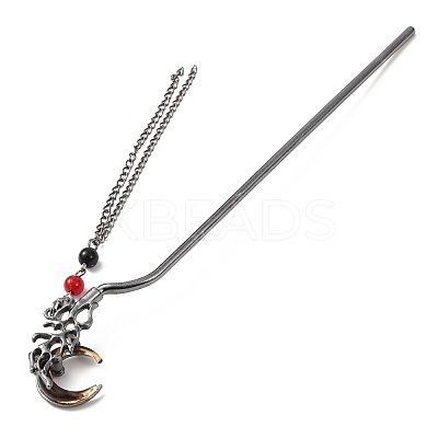 Alloy Hair Sticks OHAR-B007-01D-1