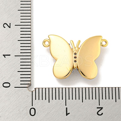 Natural Quartz Crystal Connector Charms KK-P275-23G-1