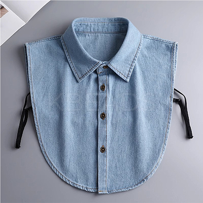 Detachable Cloth Women's False Collar DIY-WH20048-036B-1