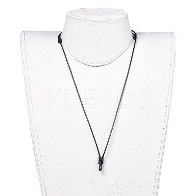 Adjustable Korean Waxed Polyester Cord Necklace Making AJEW-JB00510-01-1