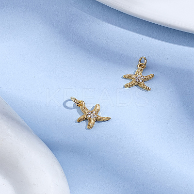 2Pcs Brass Micro Pave Grade AAA Cubic Zirconia Pendants ZIRC-LP0001-40-1
