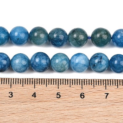 Natural Dyed White Jade Beads Strands GG-CBAEB22-B01-8mm-10-1