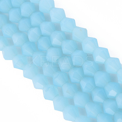 Faceted Bicone Opal Beads Strands EGLA-P017-01B-1