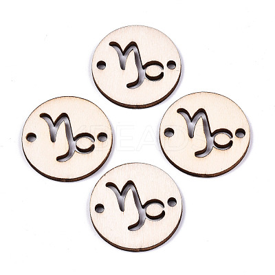 Unfinished Natural Poplar Wood Links Connectors WOOD-S045-139B-09-1