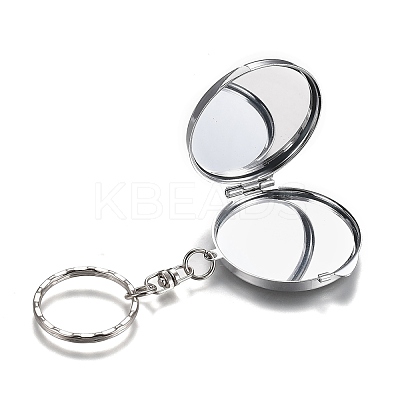 Iron Folding Mirror Keychain KEYC-H110-03P-1