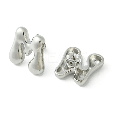 Rack Plating Brass Earrings EJEW-S222-01P-M-1